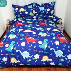 GENERICO - Funda Plumón niños-niñas Dinosaurios cama Sencilla Wonder Home