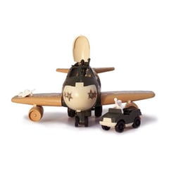 BOY TOYS - Avión militar luz y sonido marca boy toys