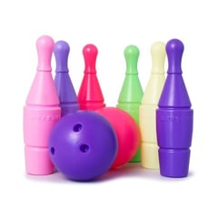 BOY TOYS - Juego de bolos para niña colores surtidos marca