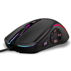 WEIBO - Mouse Gamer Periférico 7200dpi 10 Botones Cable RGB X9