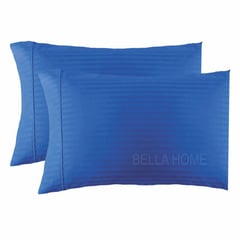 GENERICO - Fundas Para Almohada 50x70 Cm Estándar X 2 Unid. Bella Home Azul Claro