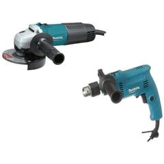 MAKITA - Combo taladro percutor 12 m0801b mas pulidora m0901b