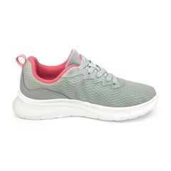 SPRING STEP - Tenis deportivos running para mujer color gris marca XTEP
