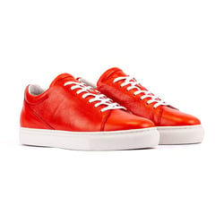 OVERSTATE - Tenis Casuales Lifestyle En Cuero DE-6903A-3435ov Naranjado