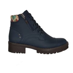 CALZADO CON ALTURA MONSERRATE - Bota en CUERO tipo casual para mujer marca moreliber ref zafiro negro