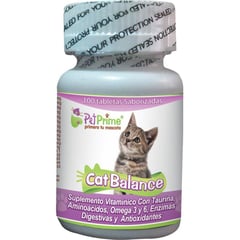 PET PRIME - Vitaminas - cat balance - con taurina para gatos
