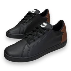 XIAN SHOES - Bolichero Negro Total Hombre