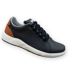 XIAN SHOES - Bolichero negro muñeco miel MASCULINO