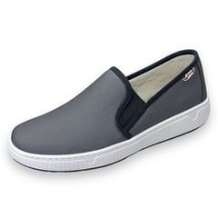 XIAN SHOES - Oxford mocasin gris oscuro Hombre