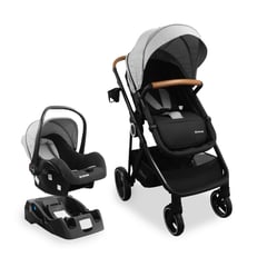 BEBESIT - Coche Bebe Moises Cosmos Gris