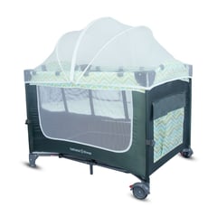 BEBESIT - Cuna Corral Para Bebes Convertible En Colecho Sleep Azul