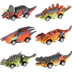 GENERICO - Juguetes de dinosaurio set x 6 autos de dinosaurio envío ya