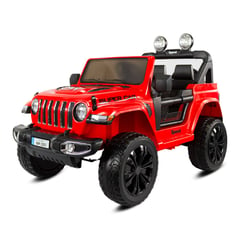 PRINSEL - Camioneta Electrica Niño Montable Wrangler Speed Rojo 12V