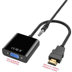 SISDATA - Adaptador convertidor cable hdmi a vga 1080p con sonido bogotá