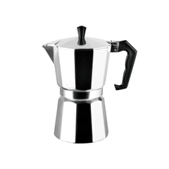 PRIMULA - Cafetera Moka Express Plateada (3 Tazas de espresso - 130 ml)