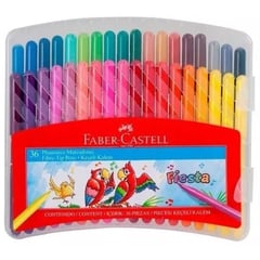 FABER CASTELL - Estuche Plumones Fiesta X 36