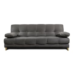 MUEBLES ONLINE - Sofa cama 5 posiciones Martins Tela gris