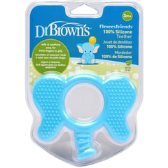 DR BROWNS - Mordedor Elefante Azul Rasca Encias para Bebe Dr Brown