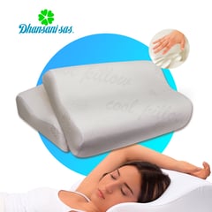 MAGIC PILLOW - Ortopedica Almohada Set de 2 Almohadas Visco-Smart Con Memoria Cervical alta