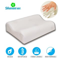 MAGIC PILLOW - Ortopedica Almohada Visco-Smart Con Memoria Cervical alta