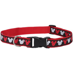 DISNEY - Collar para mascotas rojo mickey mouse