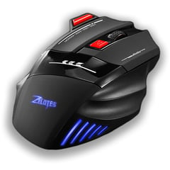 ZELOTES - Mouse Gaming Inalambrico Gamer F14S Recargable 4000 DPI