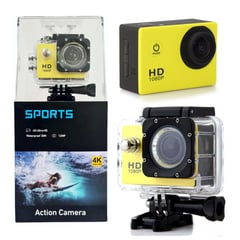 ACTION CAMCORDER - Cámara Deportiva Sumergible 30metros Sport Cam HD 1080p 12MP