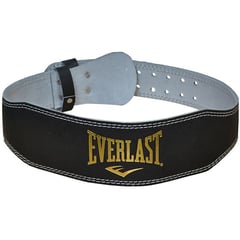 EVERLAST - Cinturon M de pesas cuero negro.