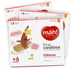 MAH - Galletas Infantiles Clásicas +6 meses - 3 unidades