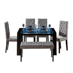 HIGH CLASS - Juego de Comedor 6 Puestos HC Hollywood