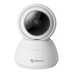 STEREN - Cámara de seguridad Wi-Fi* / Ethernet 3 MPx con seguidor de movimiento