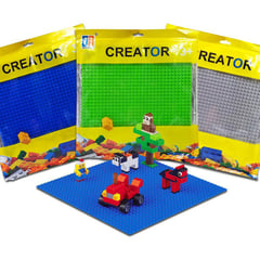 CREATOR - Placa Base Blocks Juguetes Niños Armables Juguetería