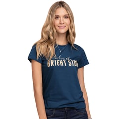 RUTTA - Camiseta Para Mujer Azul Petroleo Oscuro
