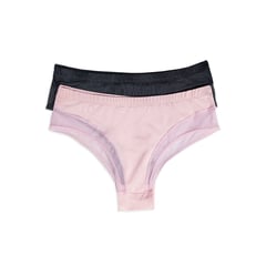 FORMAS INTIMAS - Cachetero Paq X2 Adulto Negro / Palo De Rosa Claro Fi 87198