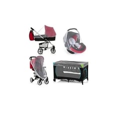 MUNDO BEBE - Toldillo mosquitero red portátil para coche corral