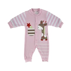 MUNDO BEBE - Pijama Bebe Enteriza Niña Para Bebé Rosa