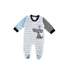 MUNDO BEBE - Pijama bebe enteriza niño azul para bebé
