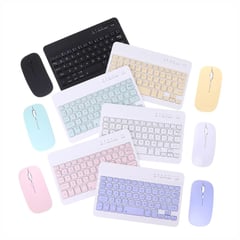 GENERICO - Teclado Bluetooth Recargable Mouse Keyboard Color