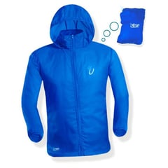 UTESLA - Chaqueta rompevientos urain-azul rey