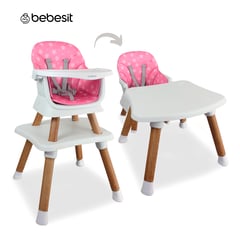 BEBESIT - Silla Comedor Escritorio Bebe 5 En 1 Multifuncional