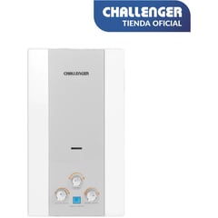 CHALLENGER - Calentador challenger tiro natural 10lts ref.whg7102 - blanco