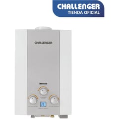CHALLENGER - Calentador challenger tiro natural 6lts ref. whg7060 - blanco