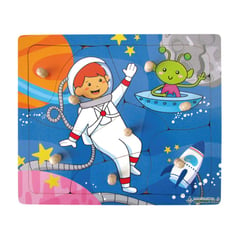 CELMAX - Rompecabezas encajable de el astronauta en madera para niños