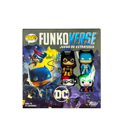 FUNKO - Set pop funkoverse dc comics cuatro personajes