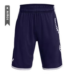 UNDER ARMOUR - Pantaloneta Stunt 3.0 Niño-Azul