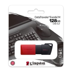 KINGSTON - Memoria USB DataTraveler Exodia M Retractil 128GB