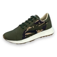 XIAN SHOES - Bolichero militar verde MASCULINO