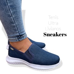 XIAN SHOES - Ultraliviano jean MUJER