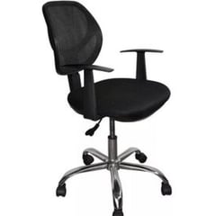 JYM - Silla-de-oficina-gerencial-giratoria - negra