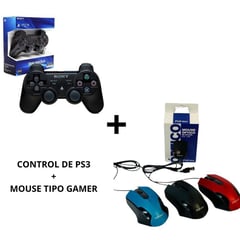 GENERICO - COMBO CONTROL PS3 Y MOUSE TIPO GAMER